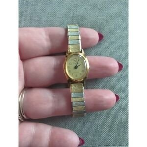 Vintage Classic Minimalist Vintage Timex Gold‎ Expansion - Missing Crown
